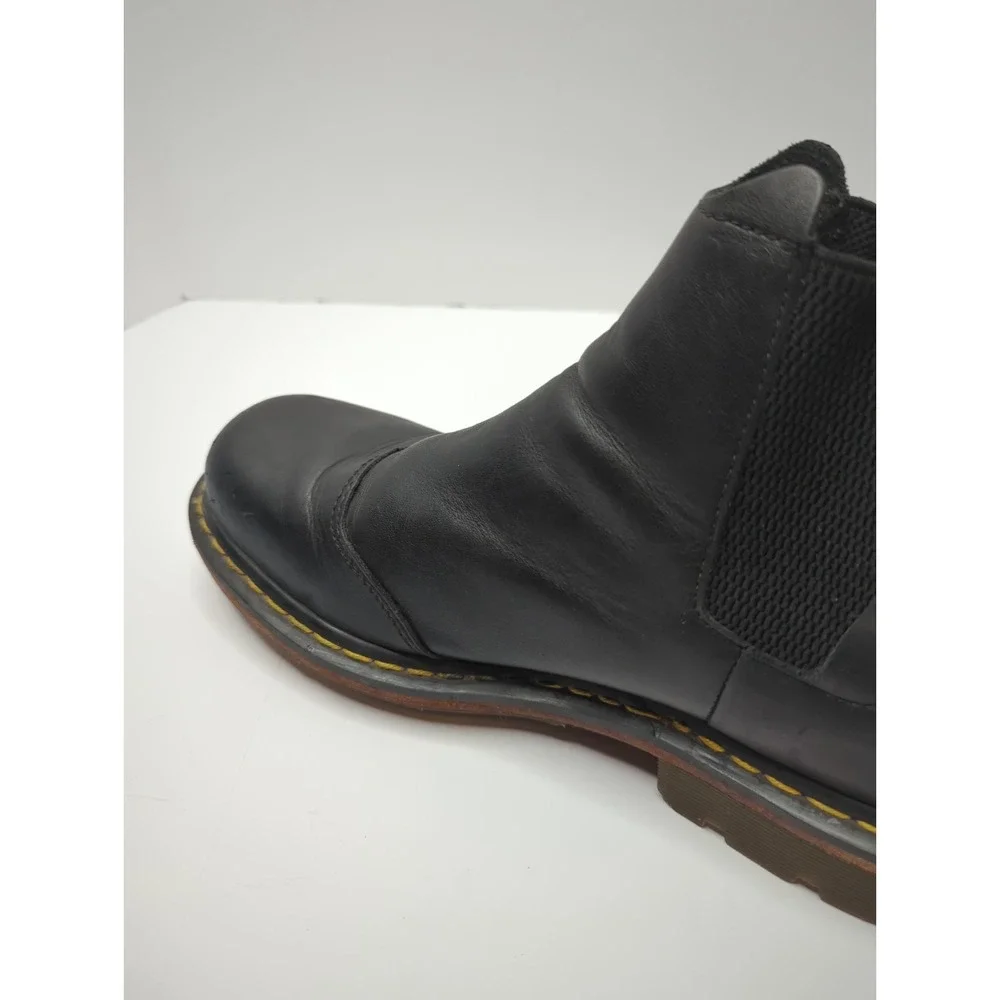 Dr. Martens 8B91 Black Leather Chelsea Boots Mens 11 Vintage Rare Grunge Y2K Lug